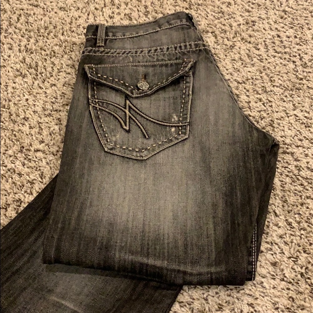 Manchester Dark Grey Jeans 32x32